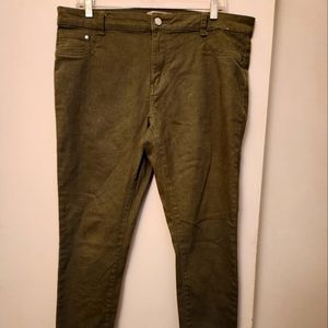 Army green sz 14 jeans